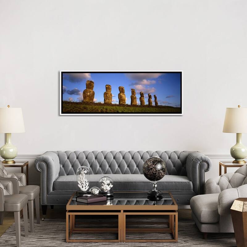 iCanvas "Ahu Akivi, Rapa Nui (Easter Island), Valparaiso Region, Chile